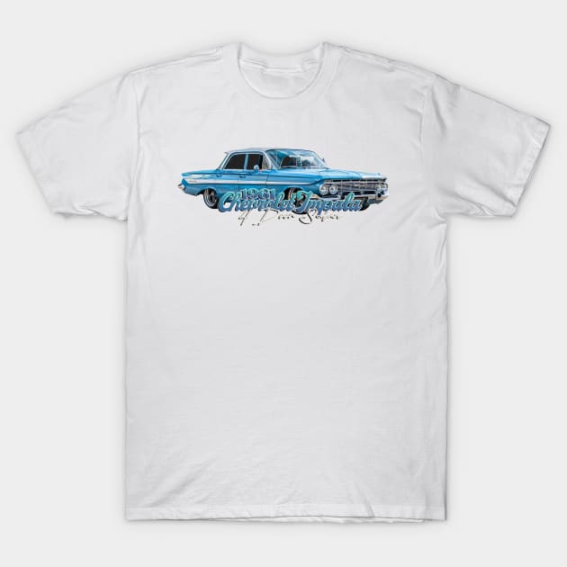 1961 Chevrolet Impala 4 Door Sedan T-Shirt by Gestalt Imagery